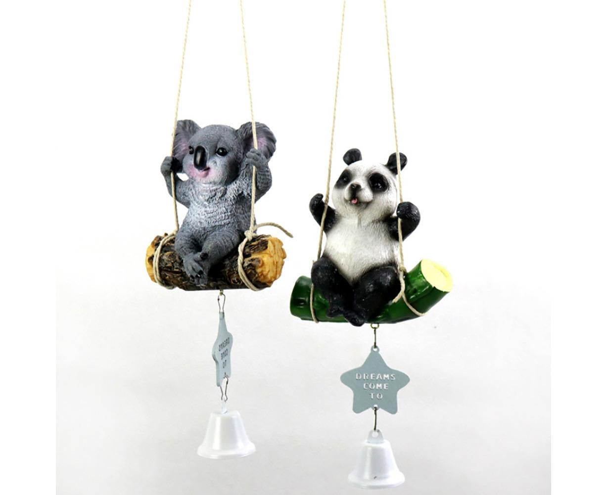Cute Swing Panda Sloth Wind Chimes Home Door Window Balcony Hanging Bell Decor-Sloth - Image 4