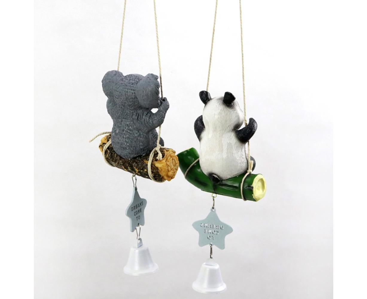 Cute Swing Panda Sloth Wind Chimes Home Door Window Balcony Hanging Bell Decor-Sloth - Image 7