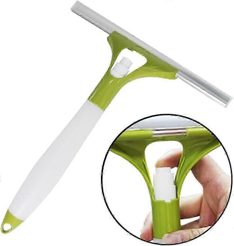 Silicone Shower Squeegee with Spray Bottle, Household Glass Cleaner - Image 1