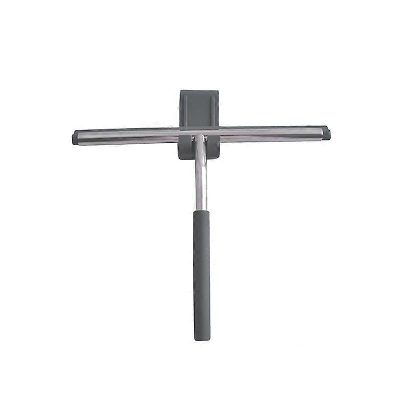 Stainless Steel Silicone Shower Squeegee, Glass Cleaning Tool - Image 2