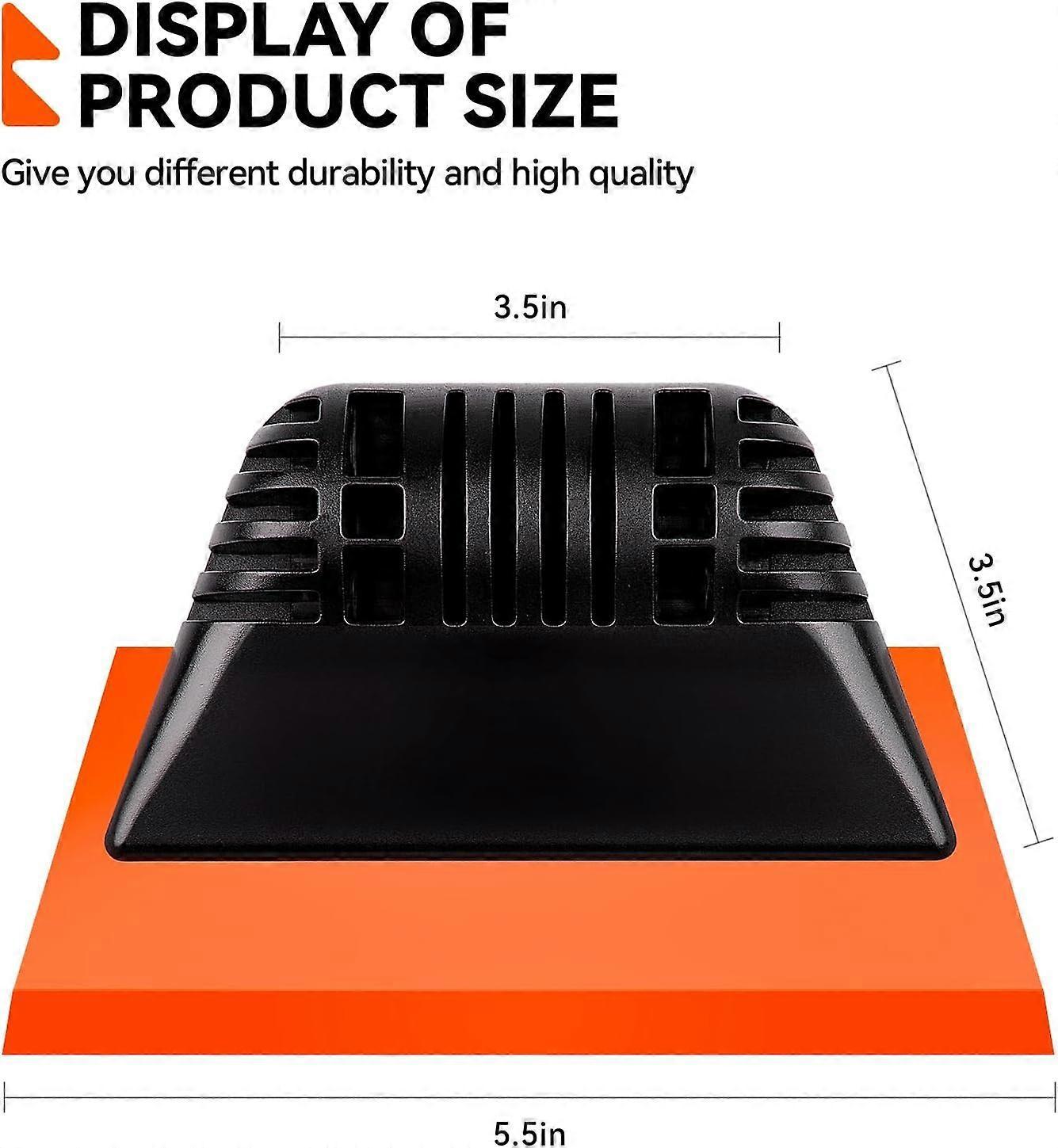 2pcs Orange Window Tint Squeegees, Non-Slip Rubber Handle PPF Tools - Image 4