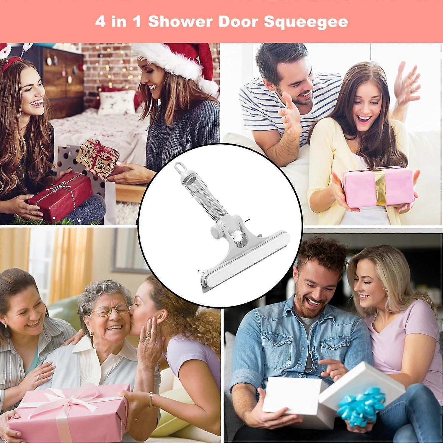 Shower & Window Glass Squeegee, Household Bathroom Water Cleaner - Image 3