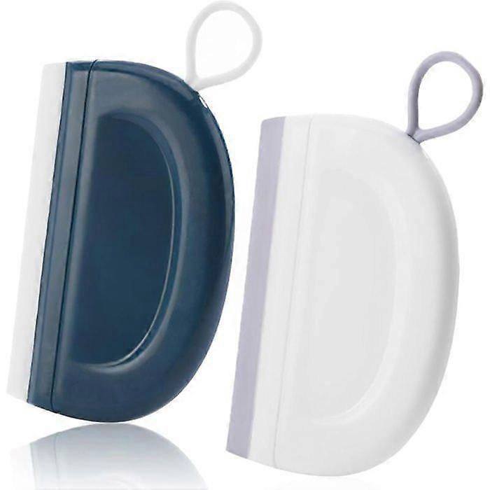 2pcs Mini Glass Squeegee, Small Shower Door Wipers, Multi-Purpose Use - Image 1