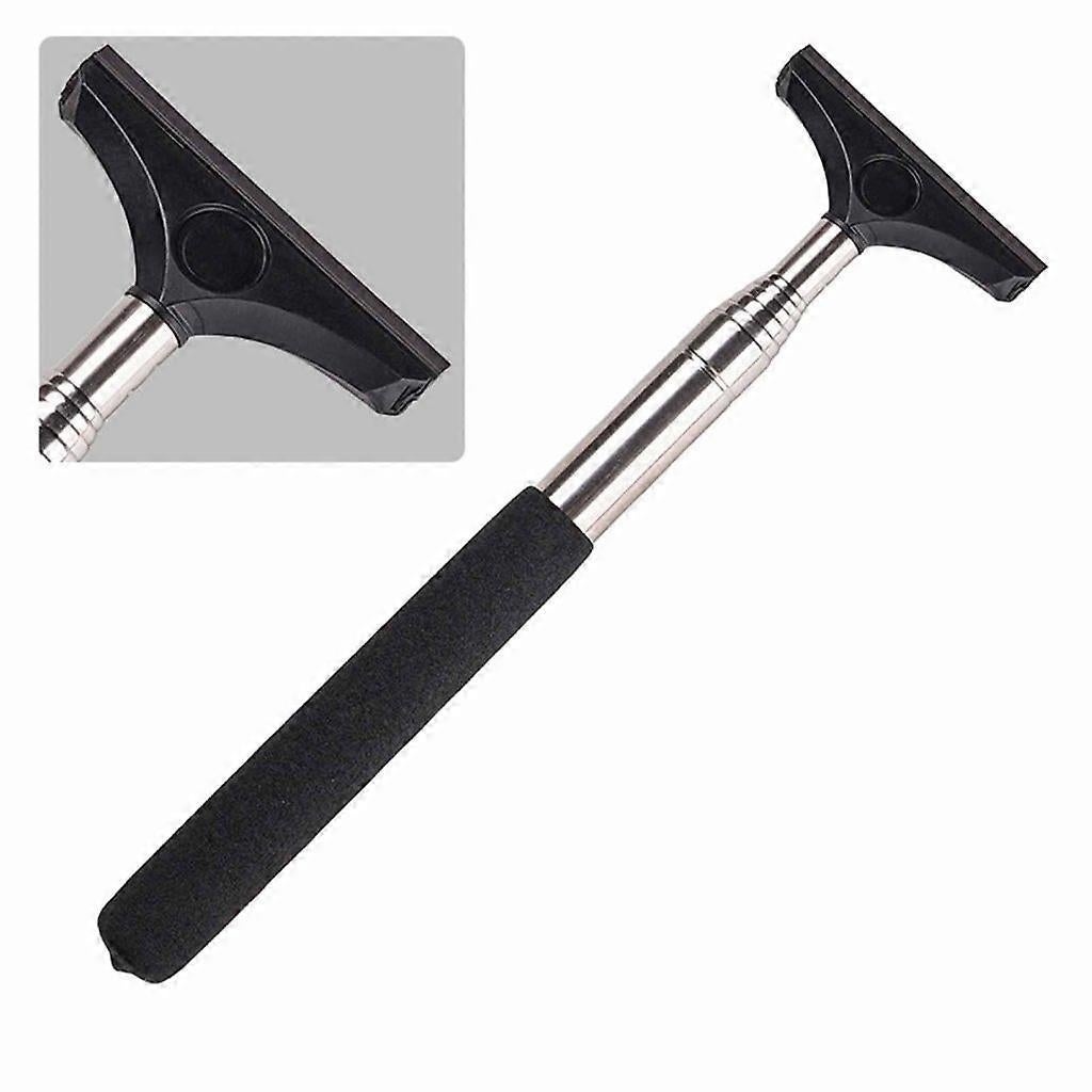 Telescopic Rearview Mirror Squeegee, Retractable Window Cleaner - Image 1