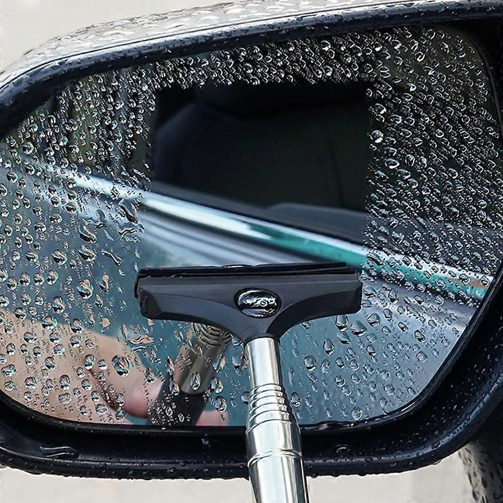 Telescopic Rearview Mirror Squeegee, Retractable Window Cleaner - Image 3