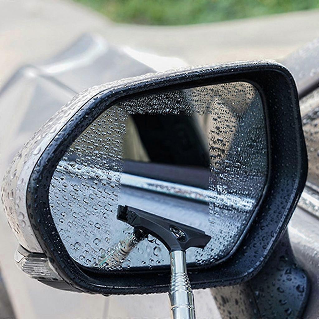Telescopic Rearview Mirror Squeegee, Retractable Window Cleaner - Image 4