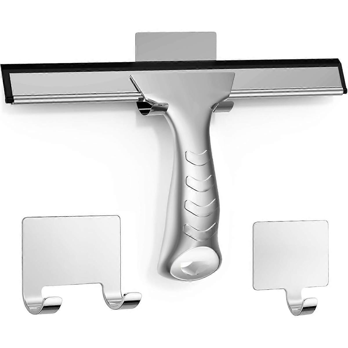 Stainless Steel Shower Squeegee for Glass Doors - Image 1