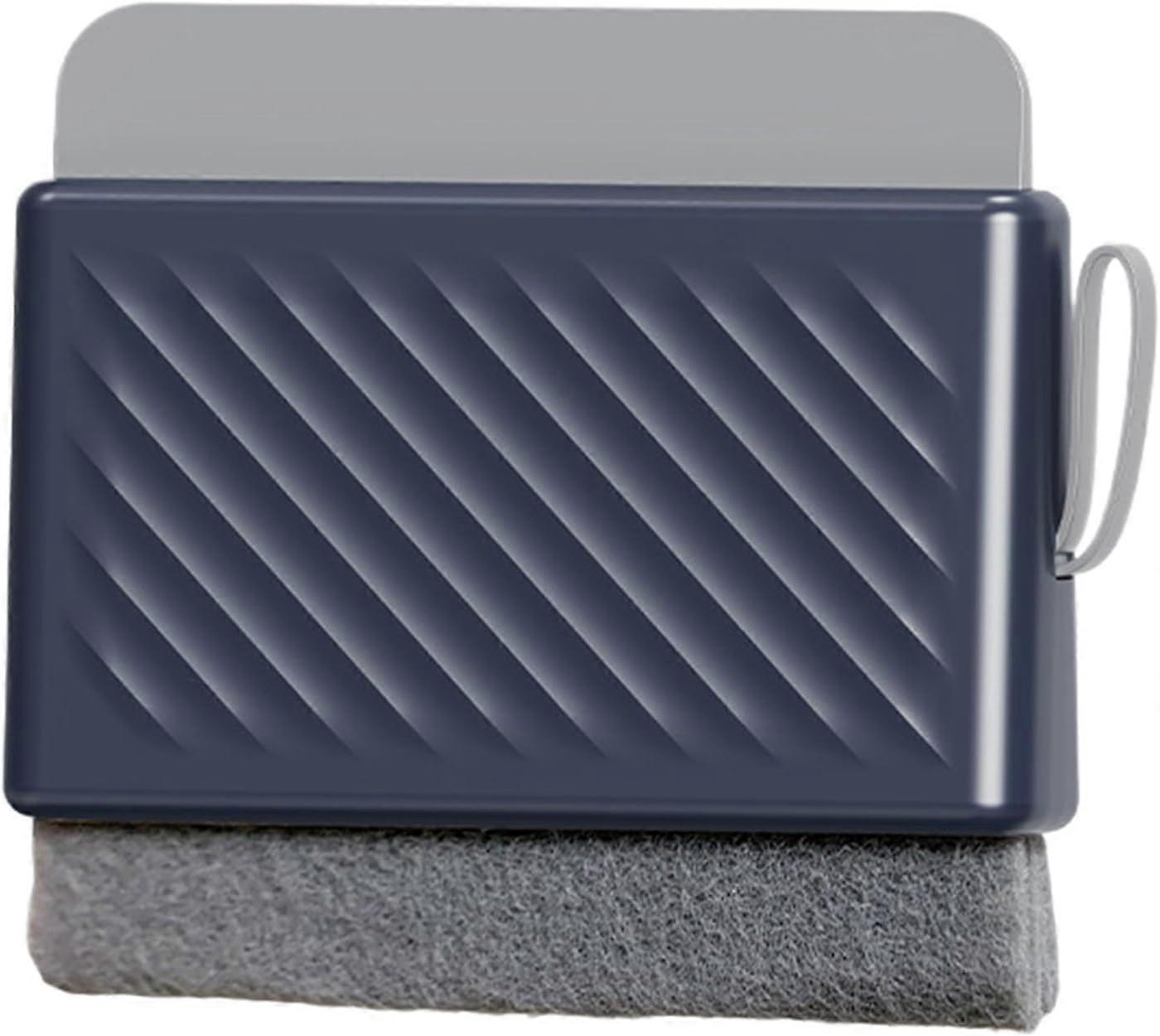 Multifunctional Window & Shower Squeegee with Grout Brush, Blue - Image 5