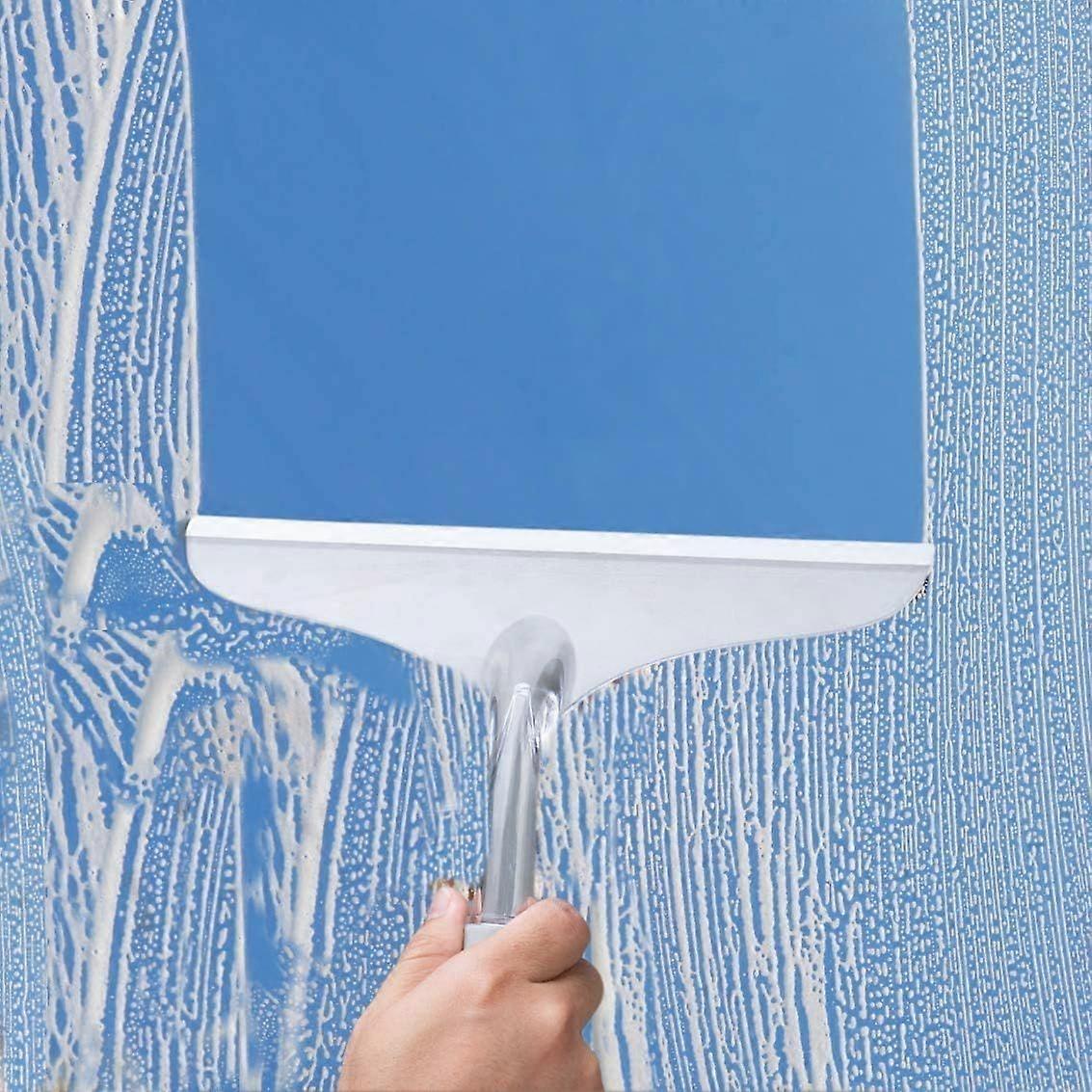 Shower Door Squeegee, Silicone Window Cleaner, Plastic Car Windshield Wiper - Image 2