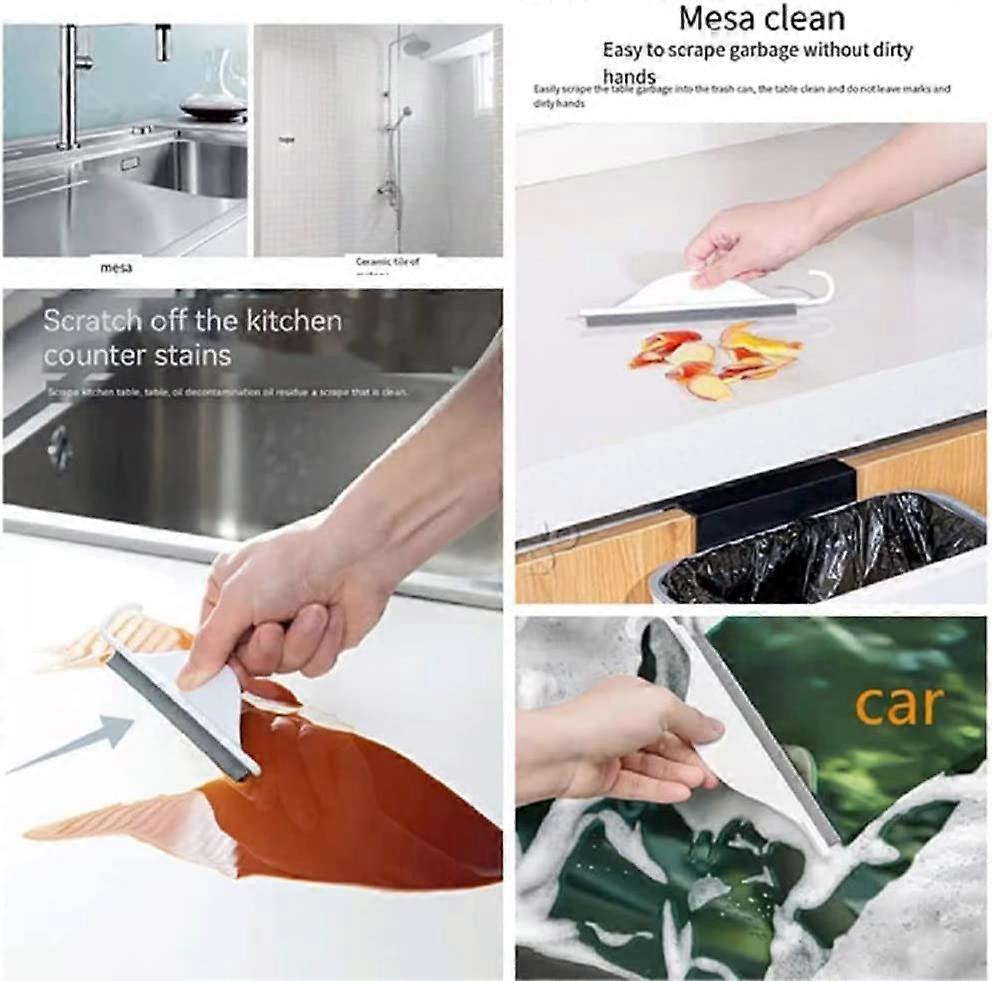 3pcs Silicone Shower Squeegee Set, Glass & Mirror Bathroom Cleaners - Image 2