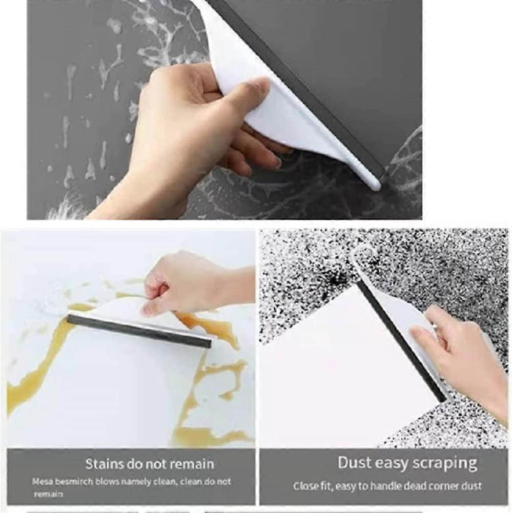 3pcs Silicone Shower Squeegee Set, Glass & Mirror Bathroom Cleaners - Image 4