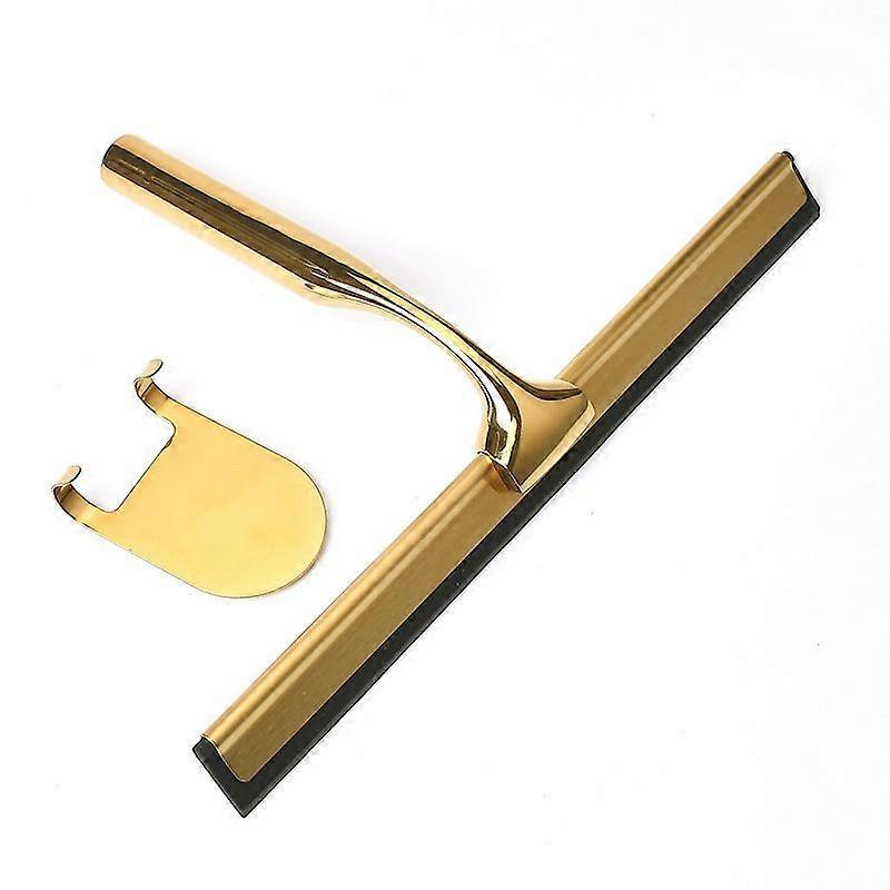 Stainless Steel & Silicone Shower Squeegee with Holder for Windows/Glass - Image 1