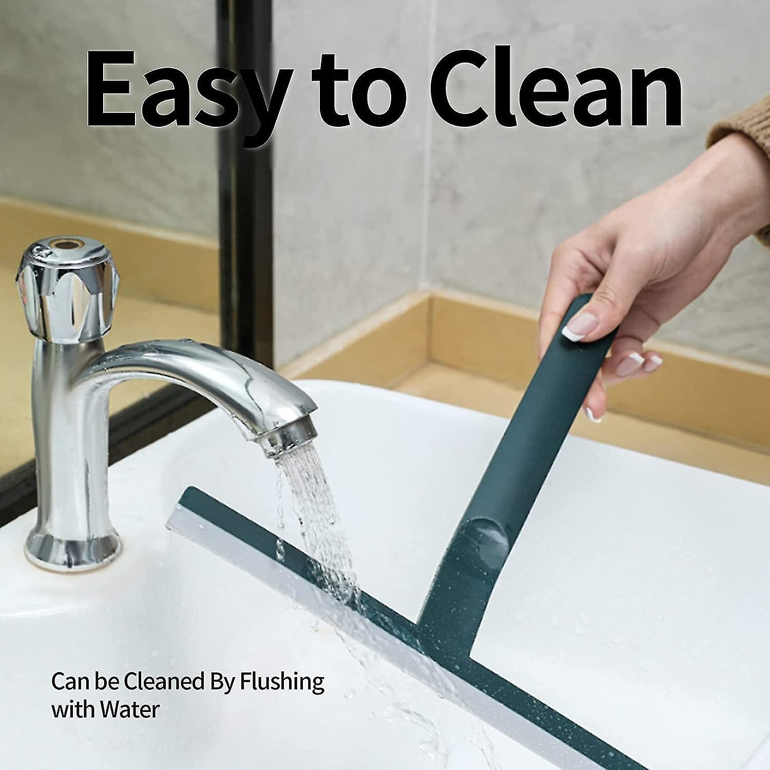 Rubber Shower Squeegee for Bathroom Walls & Windows - Image 4