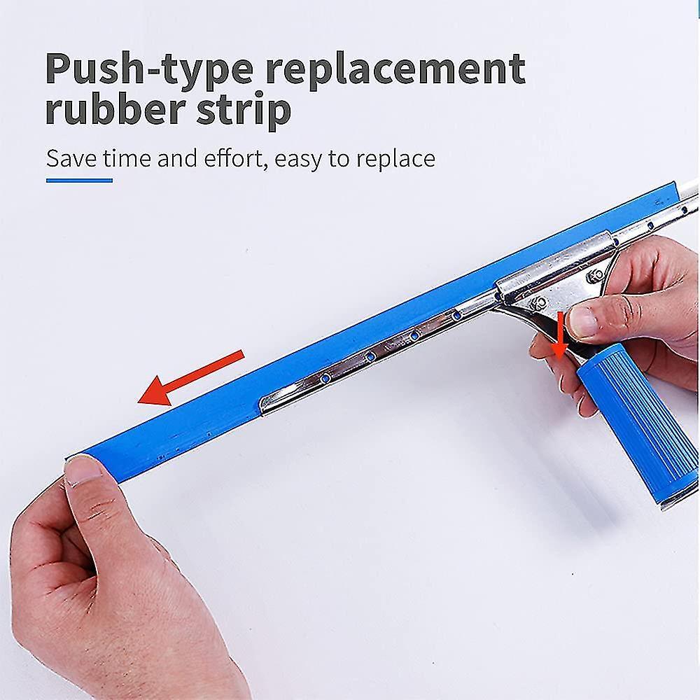 Professional Window Squeegee, Floor & Shower Cleaner with Handle - Image 3