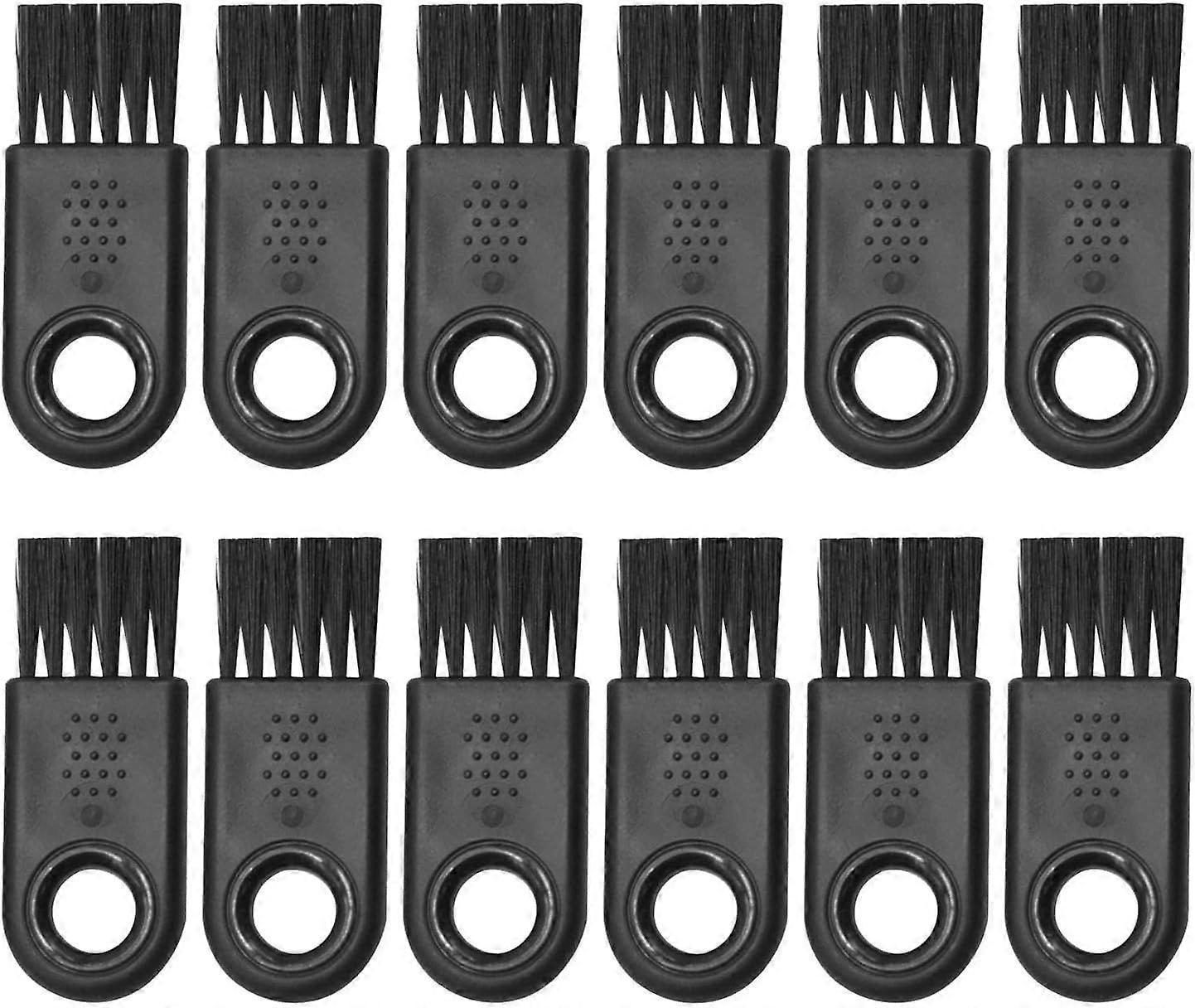 12pcs Razor & Crevice Cleaning Brushes, Nylon Multi-Use Set - Image 1