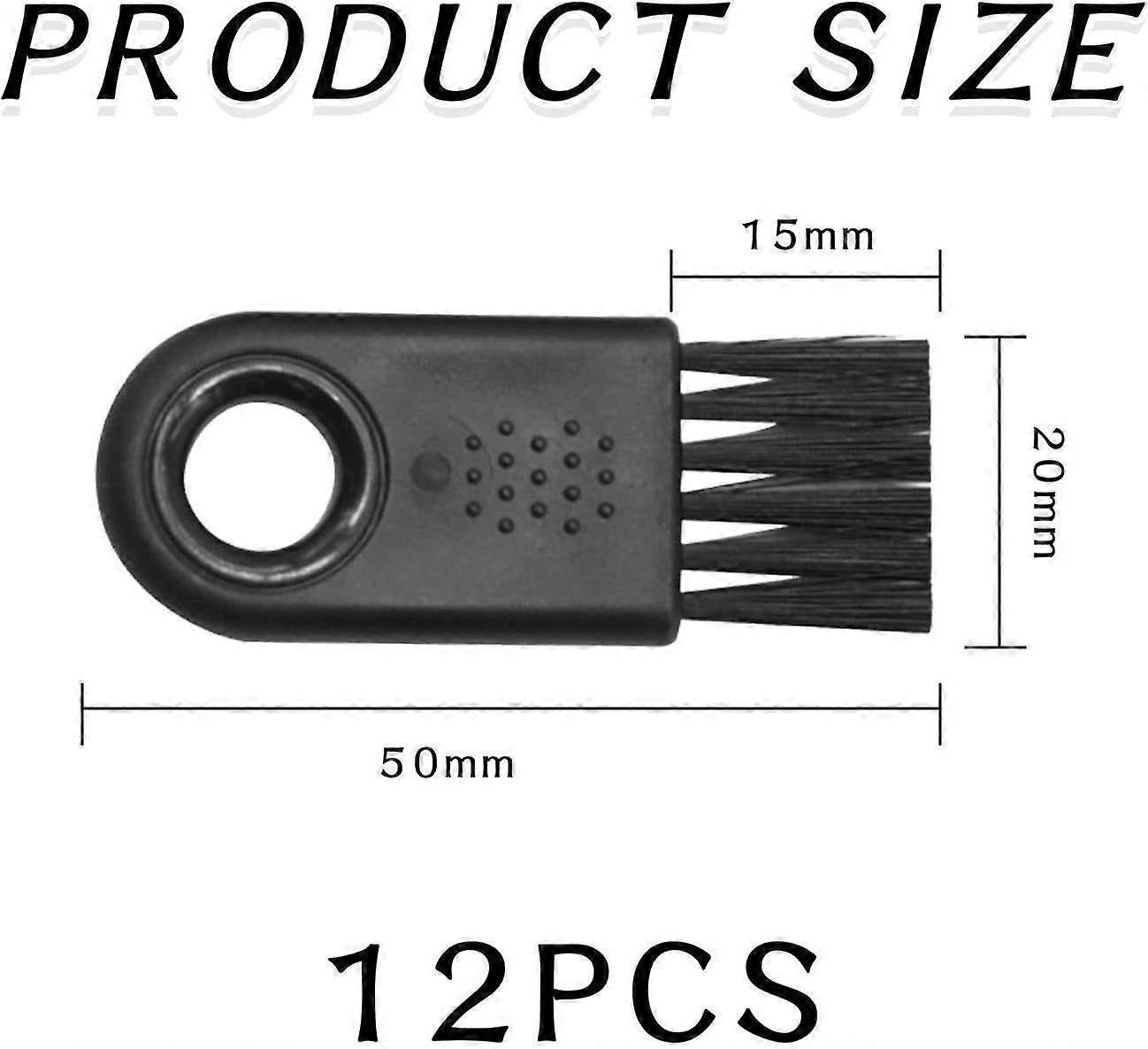12pcs Razor & Crevice Cleaning Brushes, Nylon Multi-Use Set - Image 2
