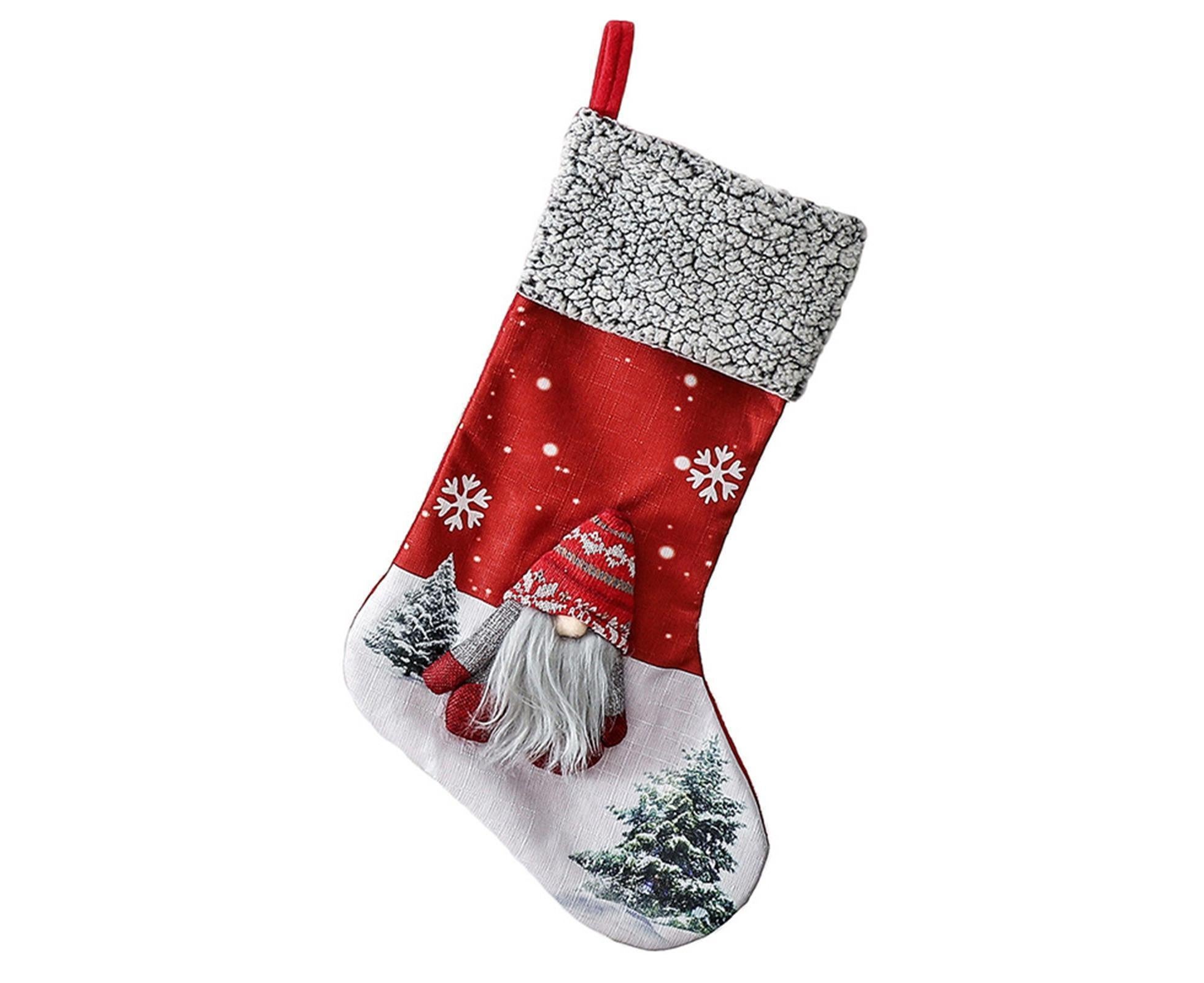 Xmas Stocking Bag for Home-Red - Image 1