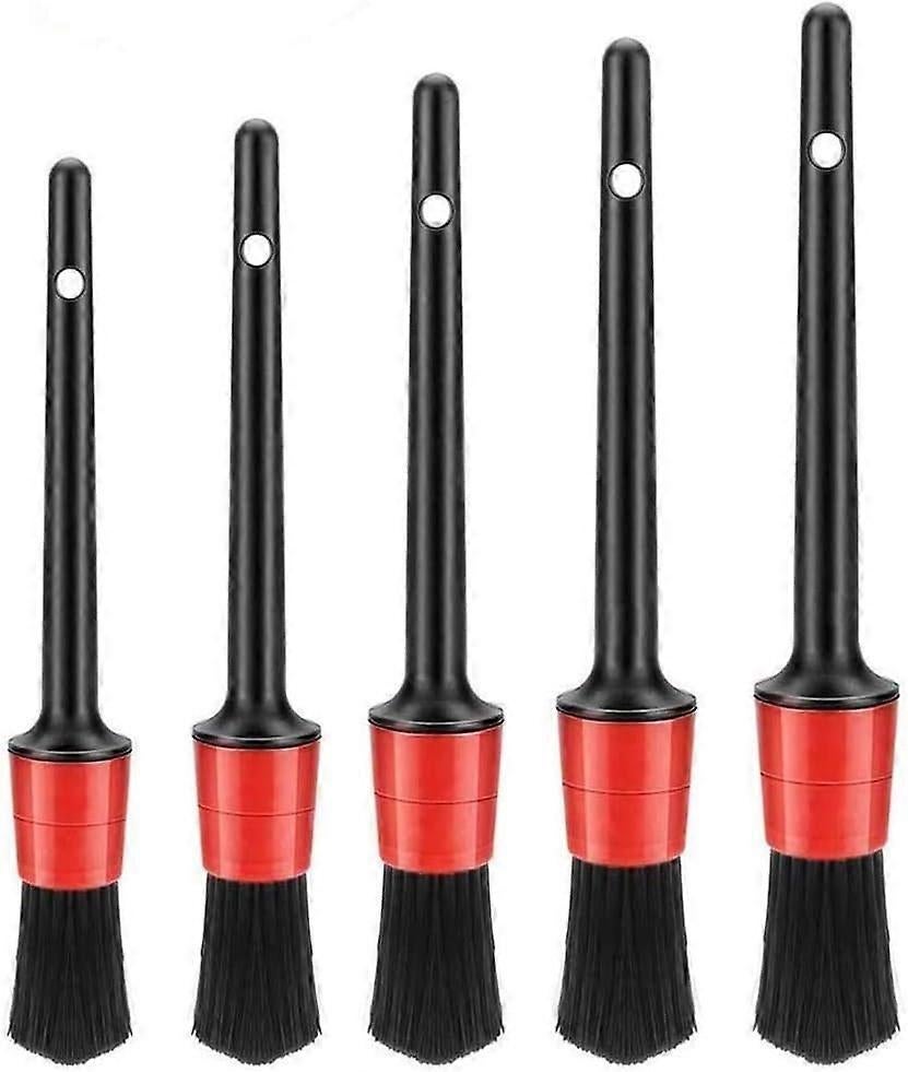 5pcs Car Detailing Cleaning Brush Set for Interior & Exterior - Image 1