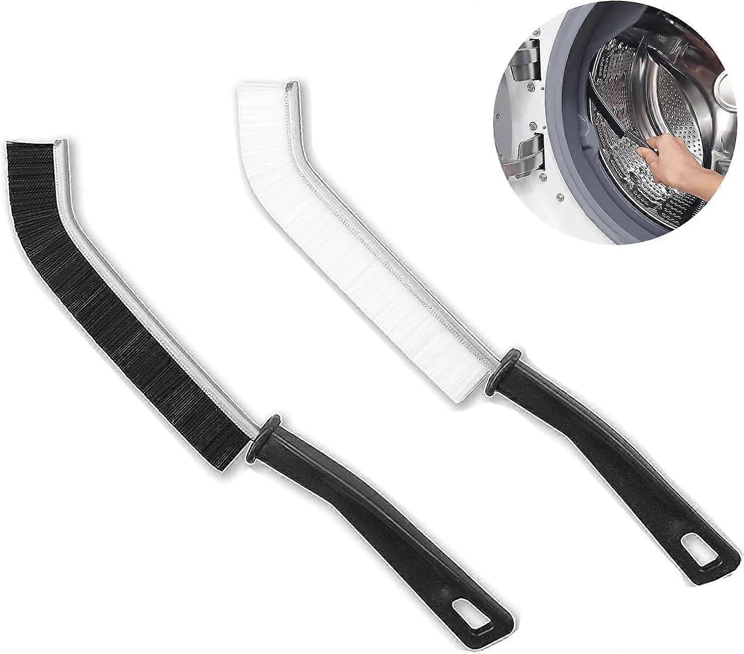 2pcs Crevice Cleaning Brushes for Window & Bathroom Grooves - Image 1