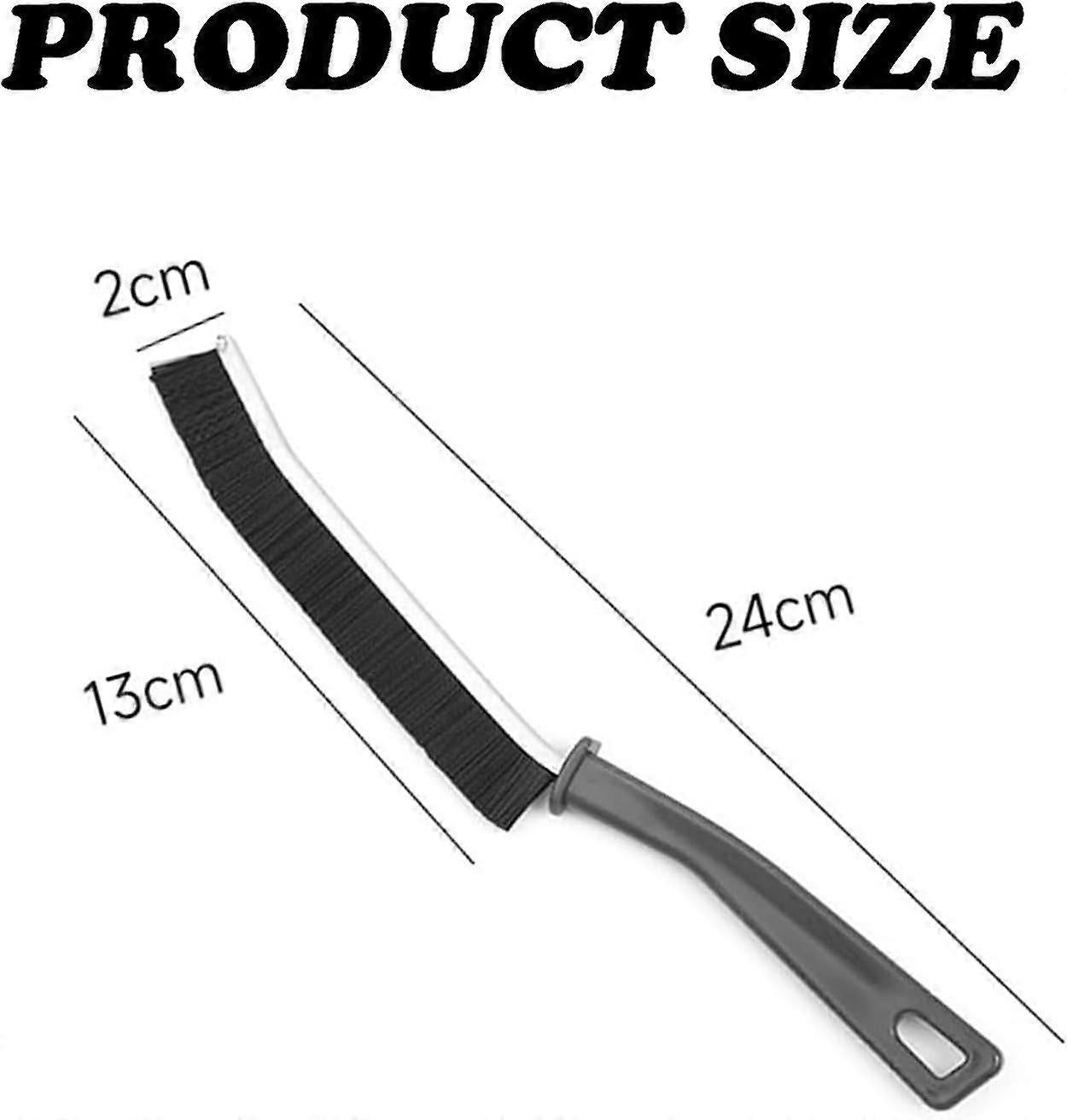 2pcs Crevice Cleaning Brushes for Window & Bathroom Grooves - Image 2