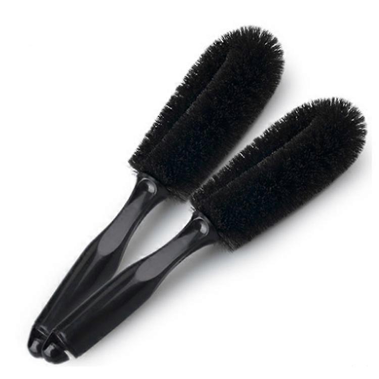 2pcs Bike & Motorcycle Cleaning Brushes for Wheels & Chain - Image 1