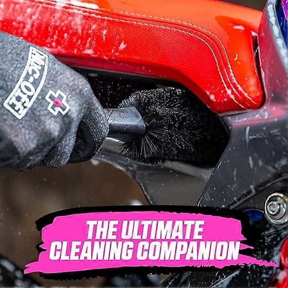 2pcs Bike & Motorcycle Cleaning Brushes for Wheels & Chain - Image 2