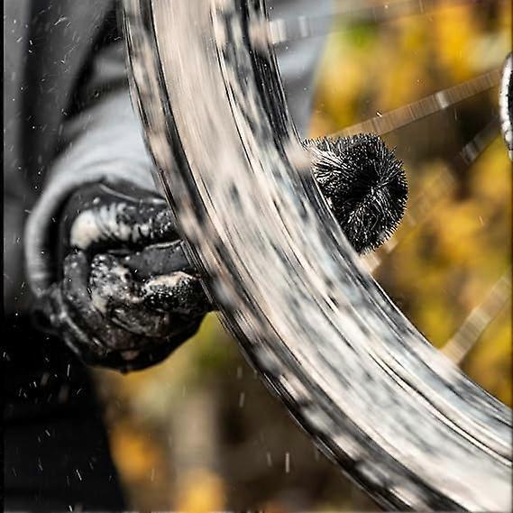 2pcs Bike & Motorcycle Cleaning Brushes for Wheels & Chain - Image 3