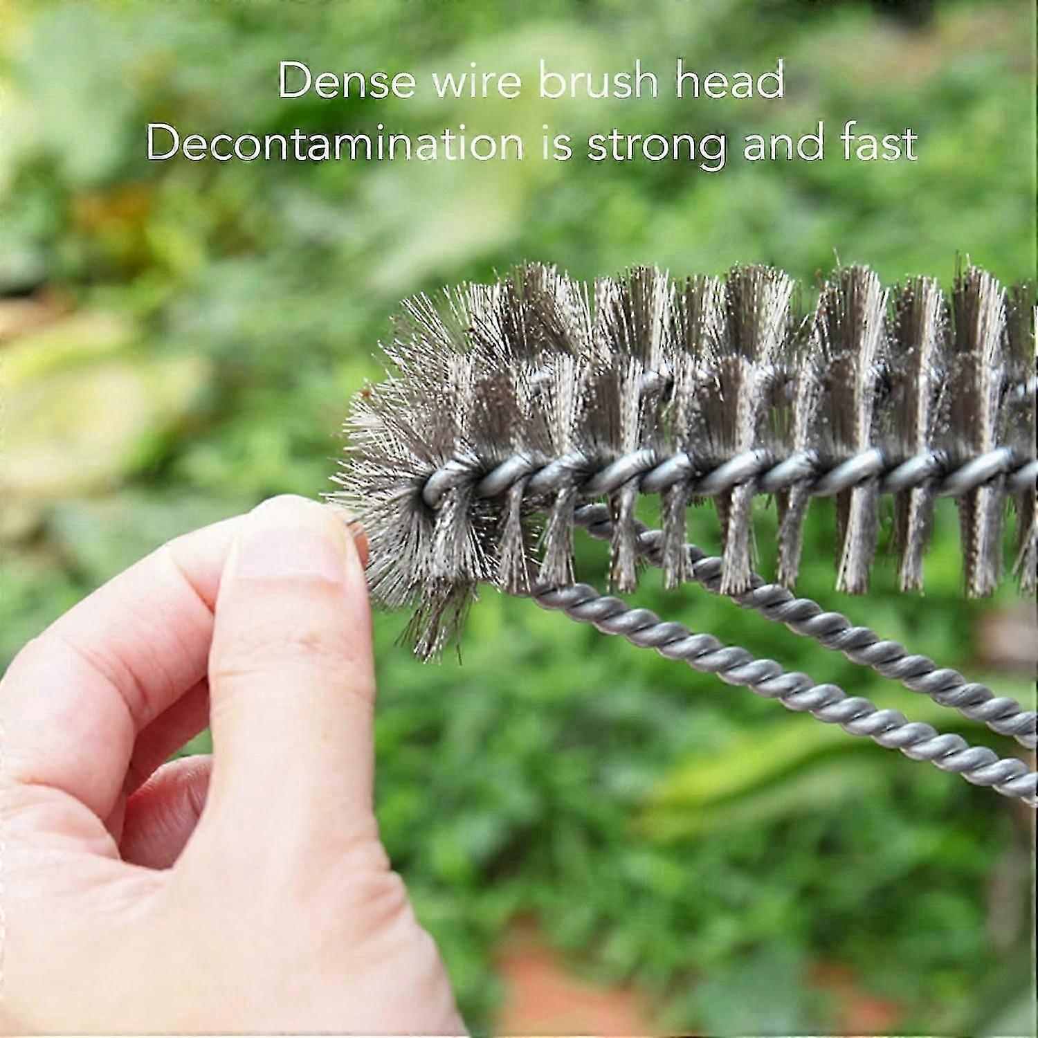 Triangular Grill Cleaning Brush, Langgang BBQ Scraper - Image 2