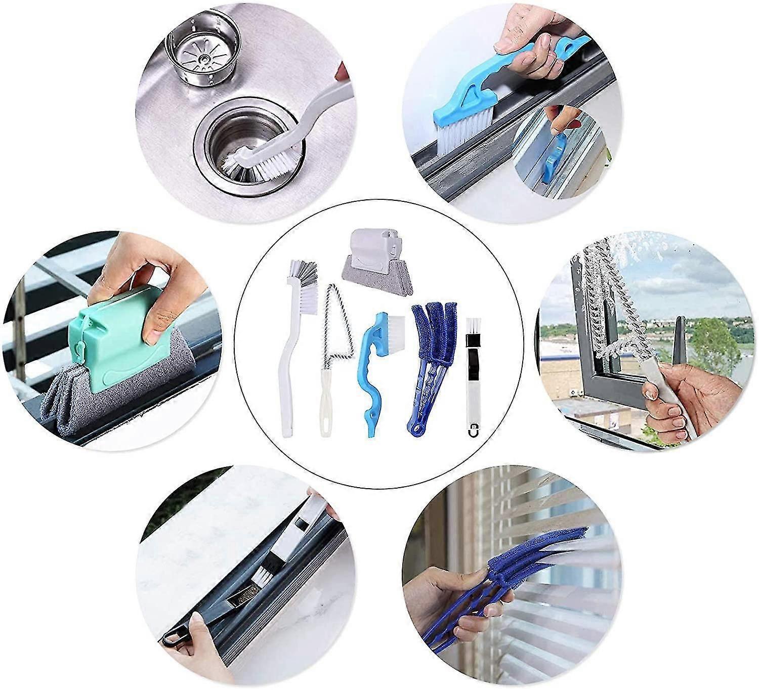 Window Groove & Corner Cleaning Brush for Kitchen & Blinds - Image 2