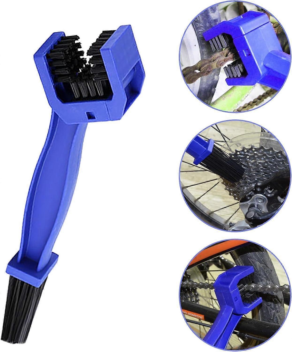 5pcs Motorcycle/Bike Chain Cleaning Brush Set for Maintenance - Image 2