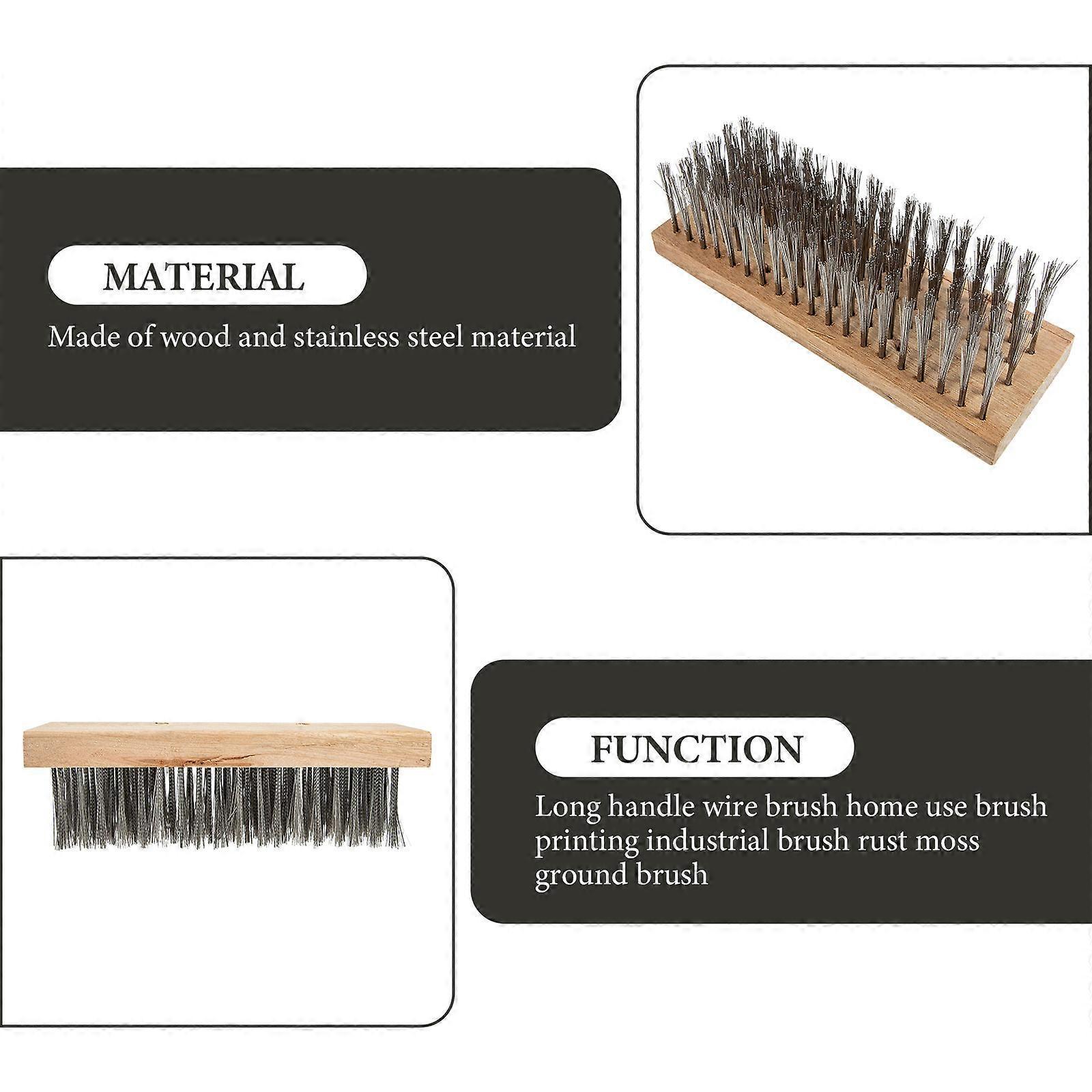 Yard Tile Cleaning Brush, Floor & Garden Moss Scrubber - Image 2