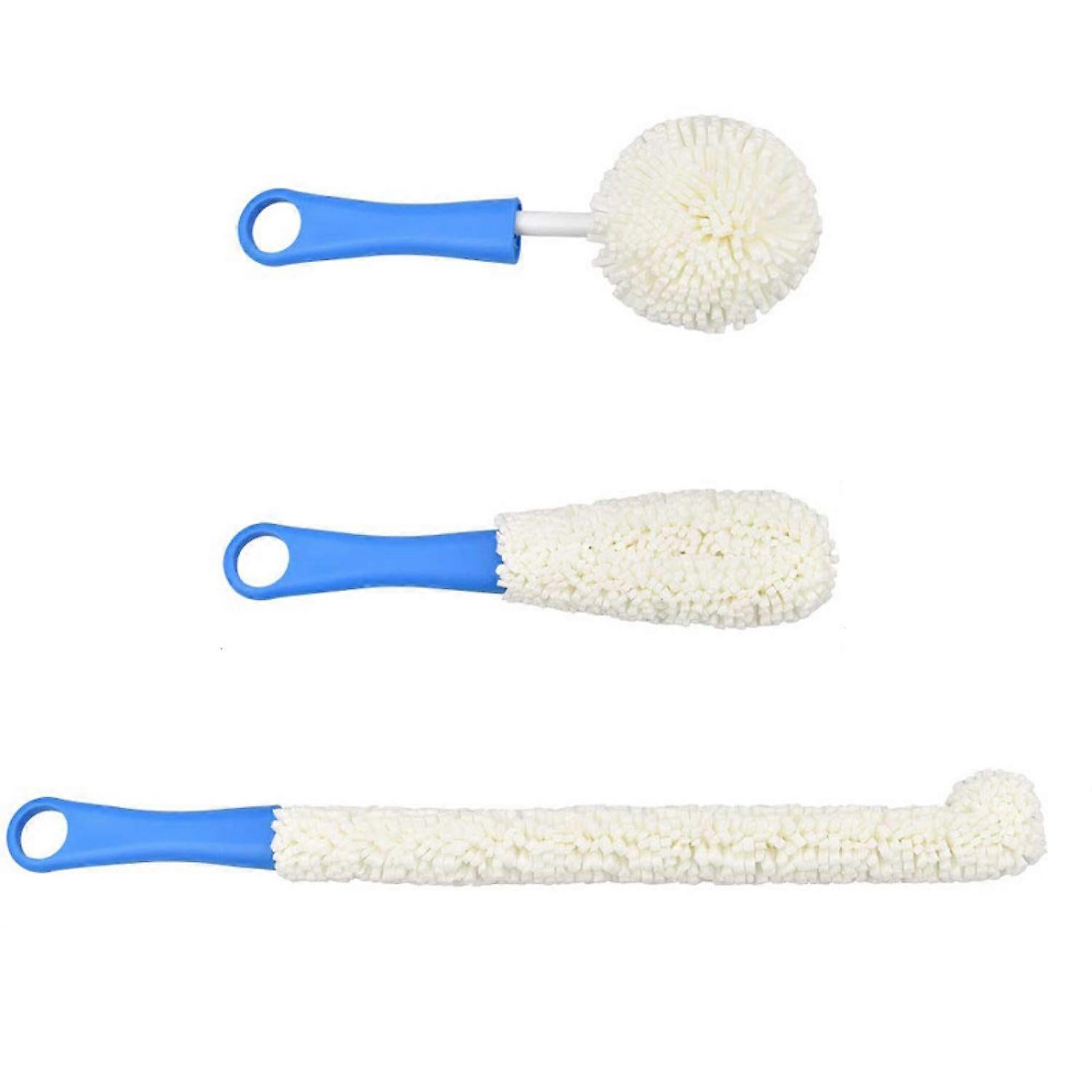 3pcs Glass Cleaning Brushes, Wine Glass Cleaner Set - Image 1