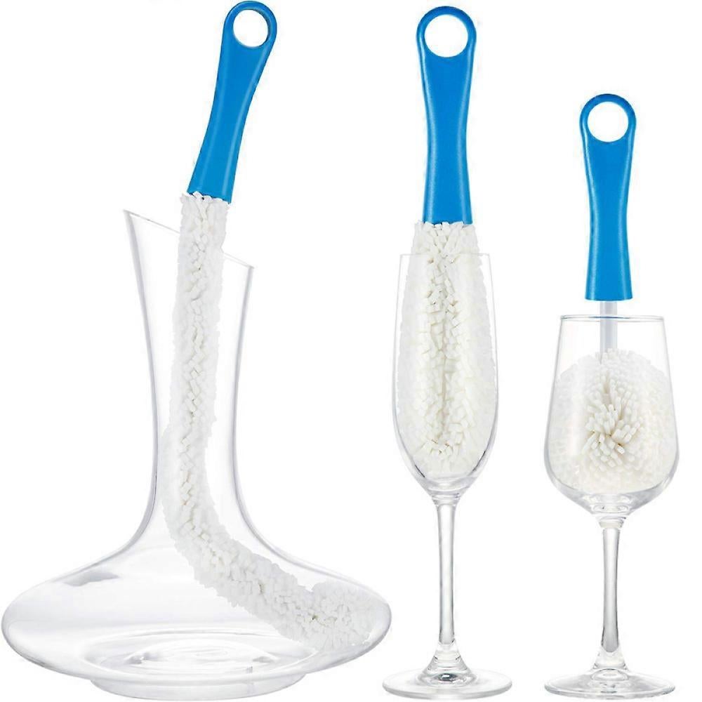 3pcs Glass Cleaning Brushes, Wine Glass Cleaner Set - Image 2