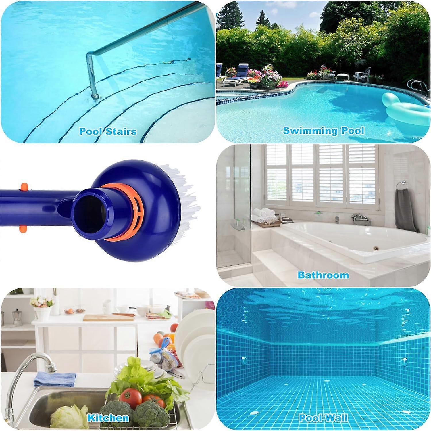 Corner Cleaning Brush for Pool & Spa, Bottom Scrubber - Image 5