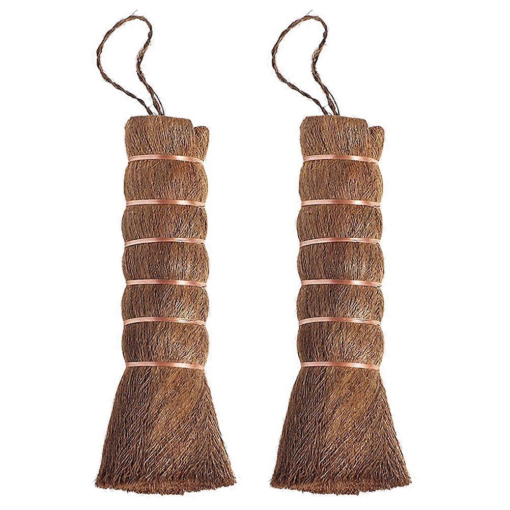 2pcs Kitchen Pot & Kettle Cleaning Brushes, Tray Scrubbers - Image 1