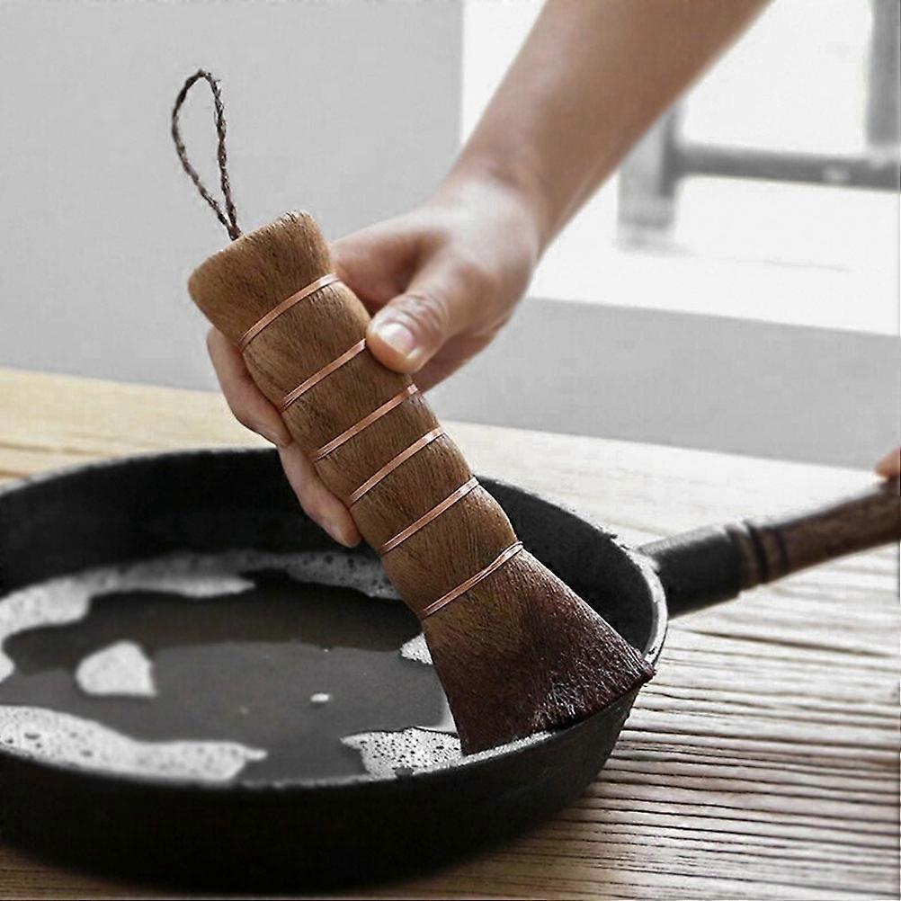 2pcs Kitchen Pot & Kettle Cleaning Brushes, Tray Scrubbers - Image 2