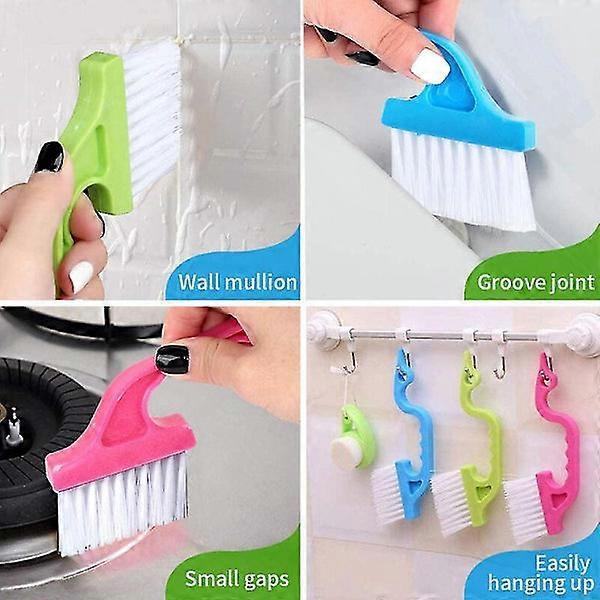 4pcs Bottle & Carafe Cleaning Brush Set with Silicone Scraper - Image 3