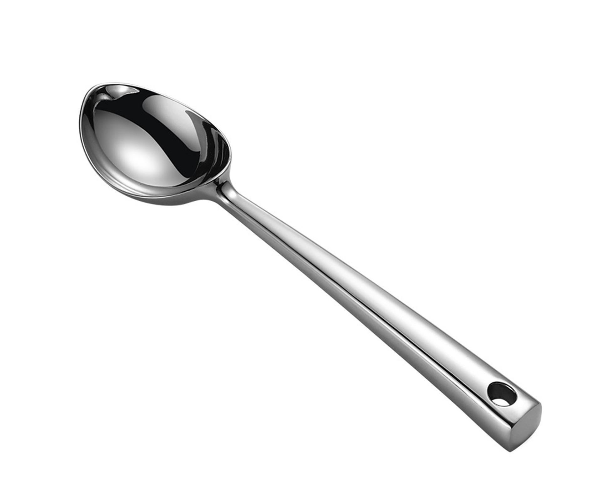 Ice Cream Scoop Anti-slid Stainless Steel Ice Cream Spoon-Home-Silver - Image 2