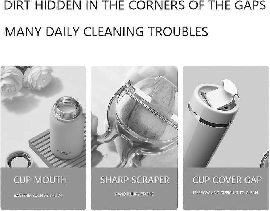 3-in-1 Multifunctional Cleaning Brush for Bottles & Cup Lids - Image 4