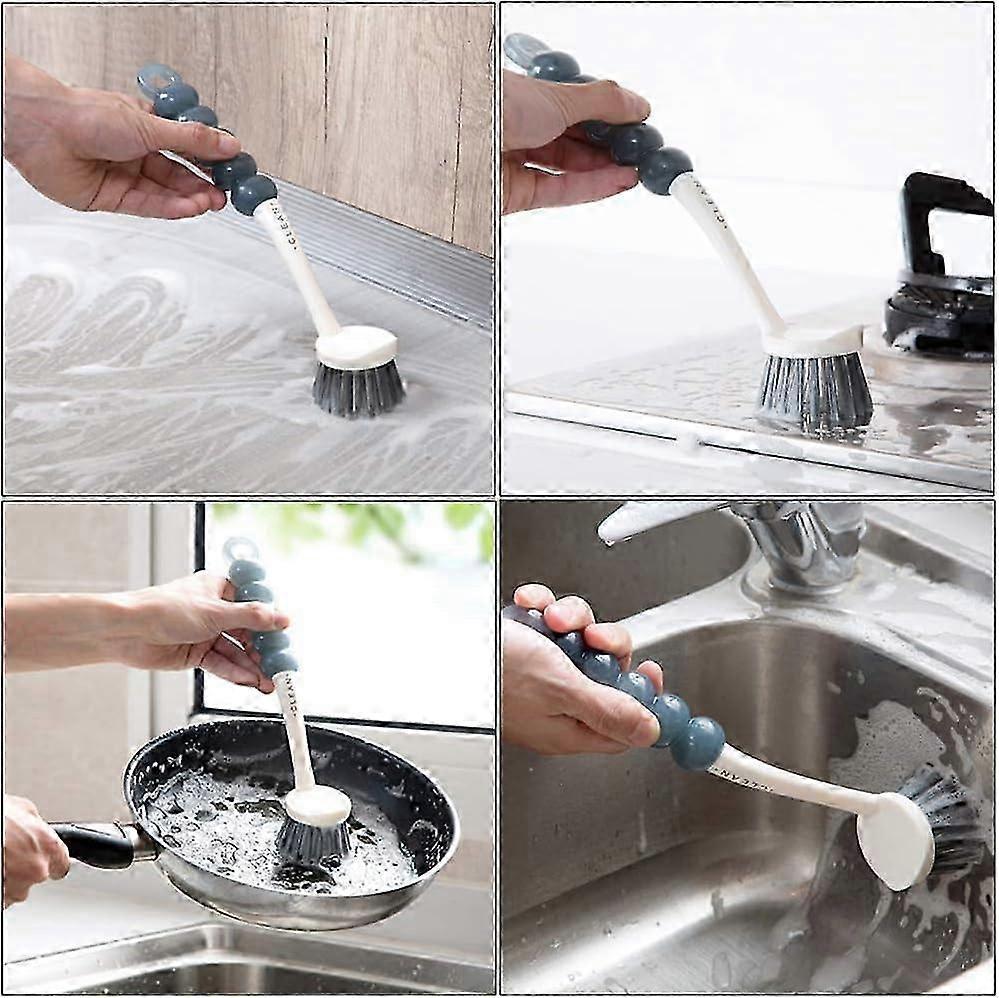 4pcs Cleaning Brush Set for Dish, Kitchen, Bathroom & Shoes - Image 2