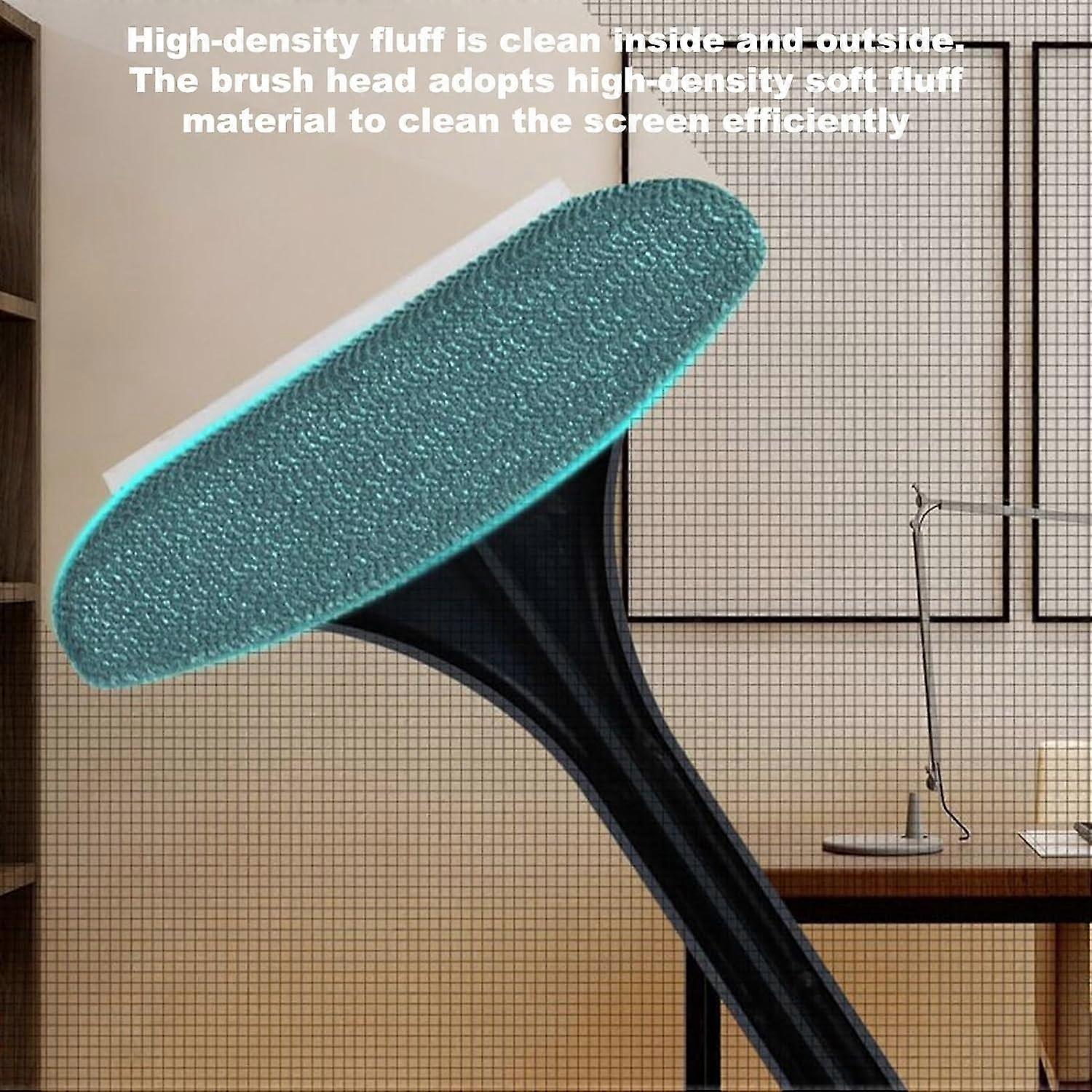 2-in-1 Window Screen Cleaning Brush, Mesh & Glass Scrubber - Image 5