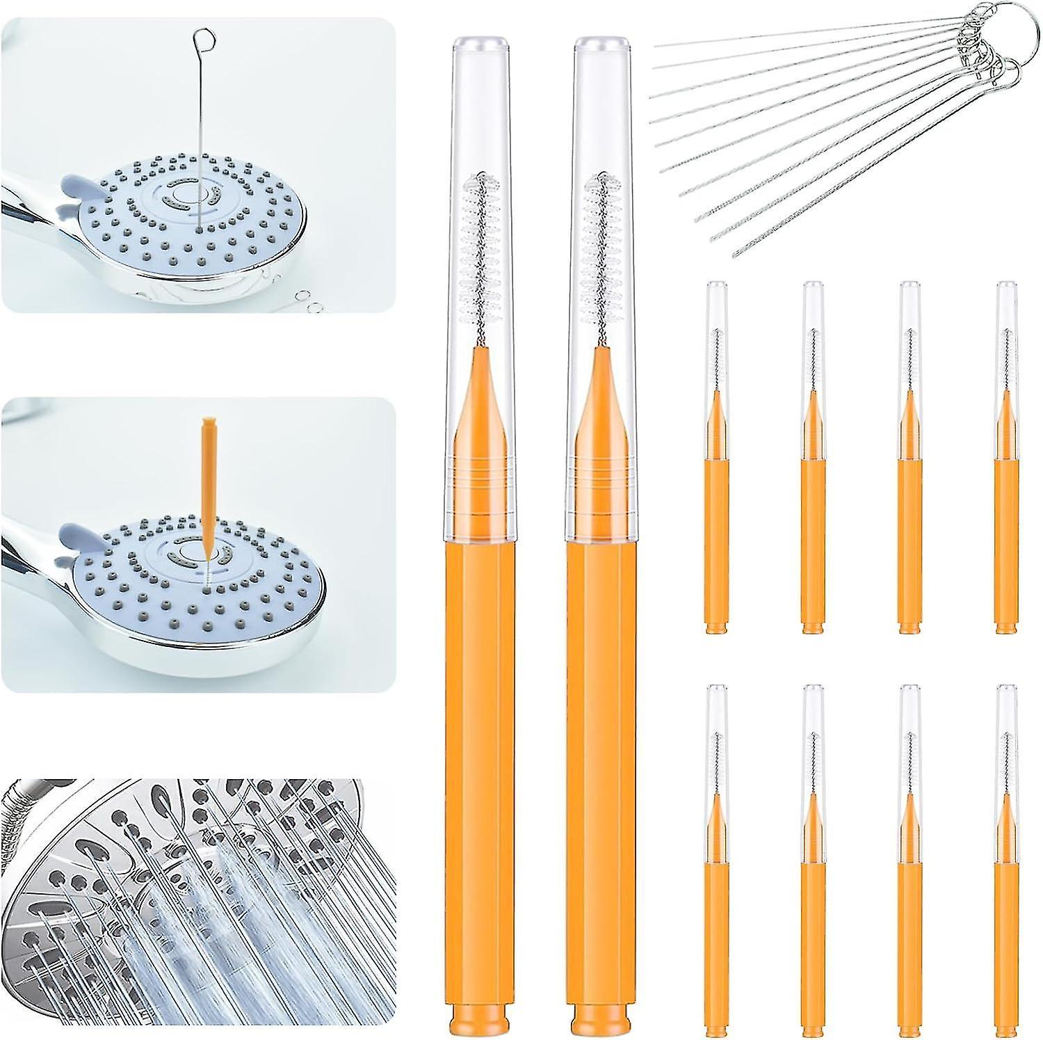 Shower Head Cleaning Brush Kit, Anti-Clog Small Crevice Brushes - Image 1