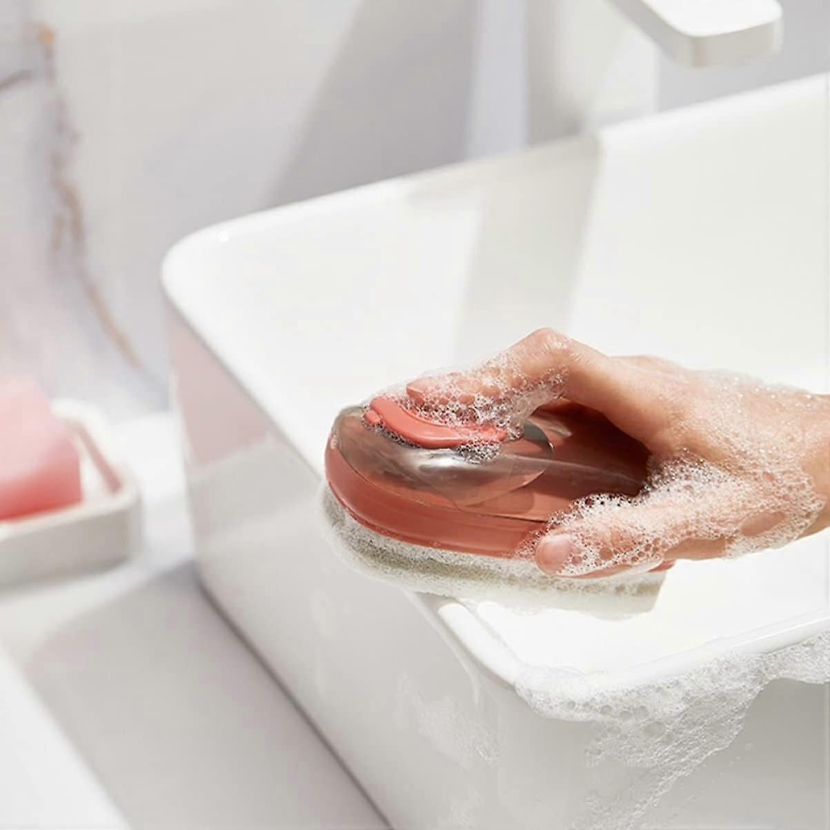 Hydraulic Kitchen Cleaning Brush, Dishwashing & Floor Shoe Scrubber - Image 3