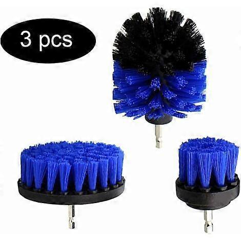 3pcs Drill Cleaning Brush Set for Tile, Kitchen & Toilet - Image 2