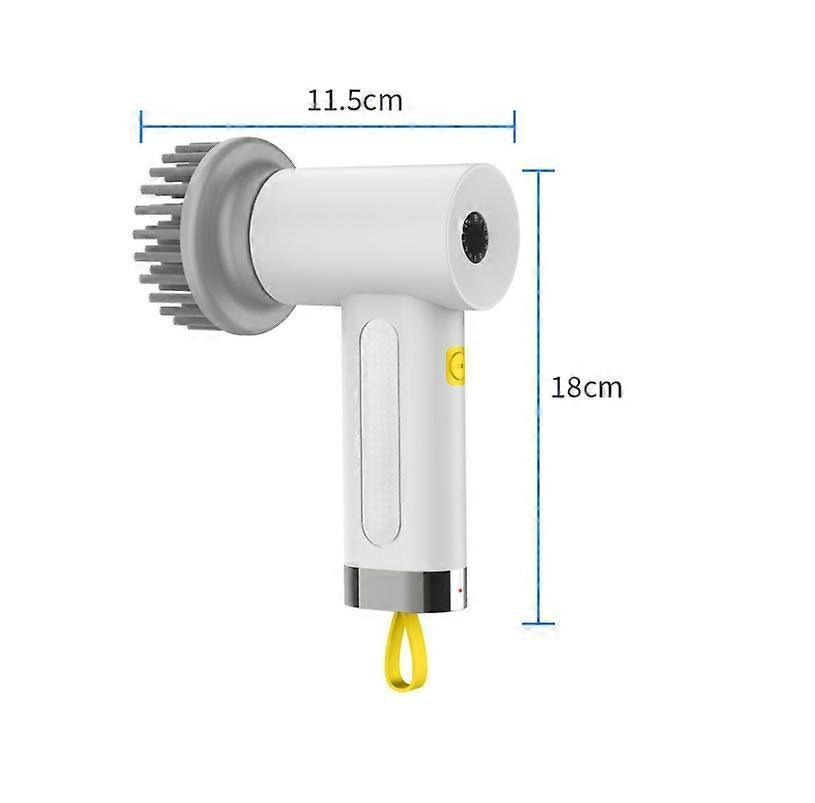 Electric Cleaning Brush with 4 Heads, 2 Modes Rotating Scrubber - Image 2