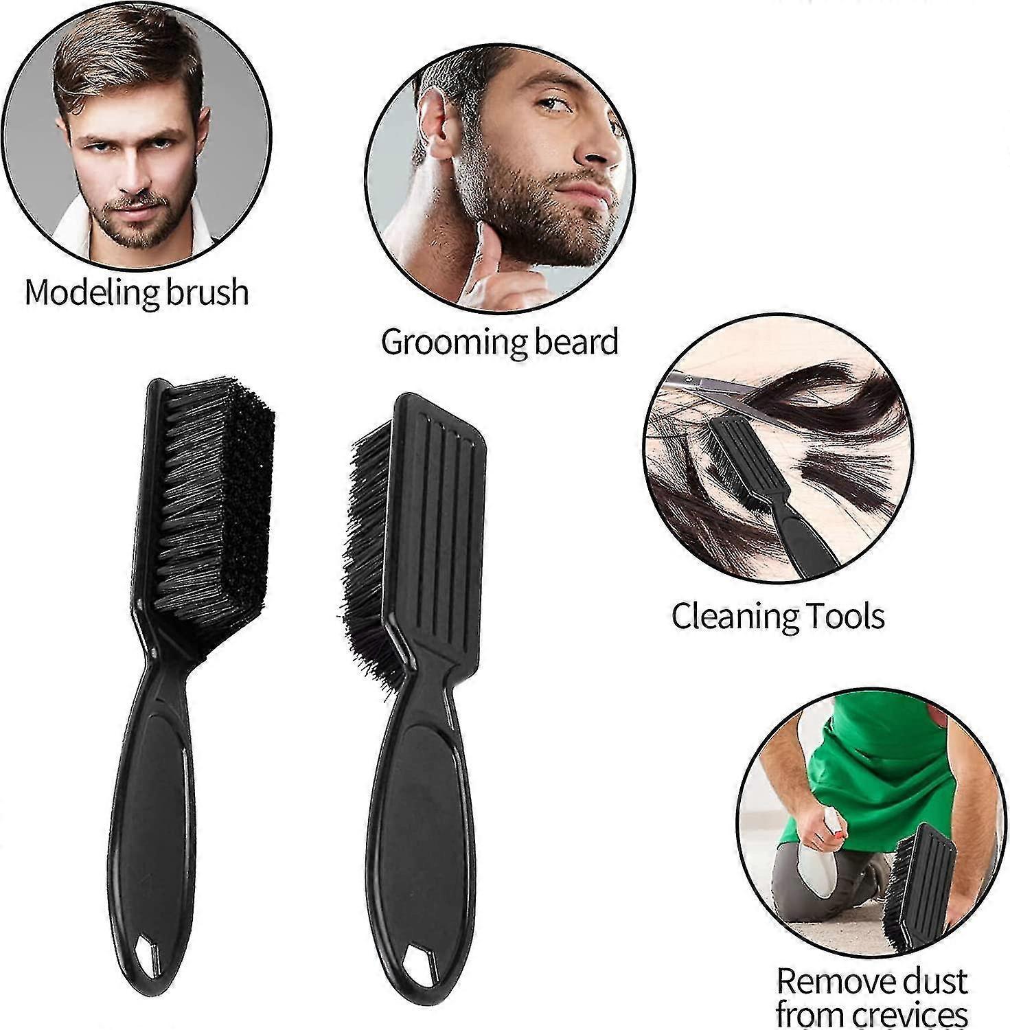 Barber Fade Brush, Clipper Blade Cleaning Nylon Brush - Image 3