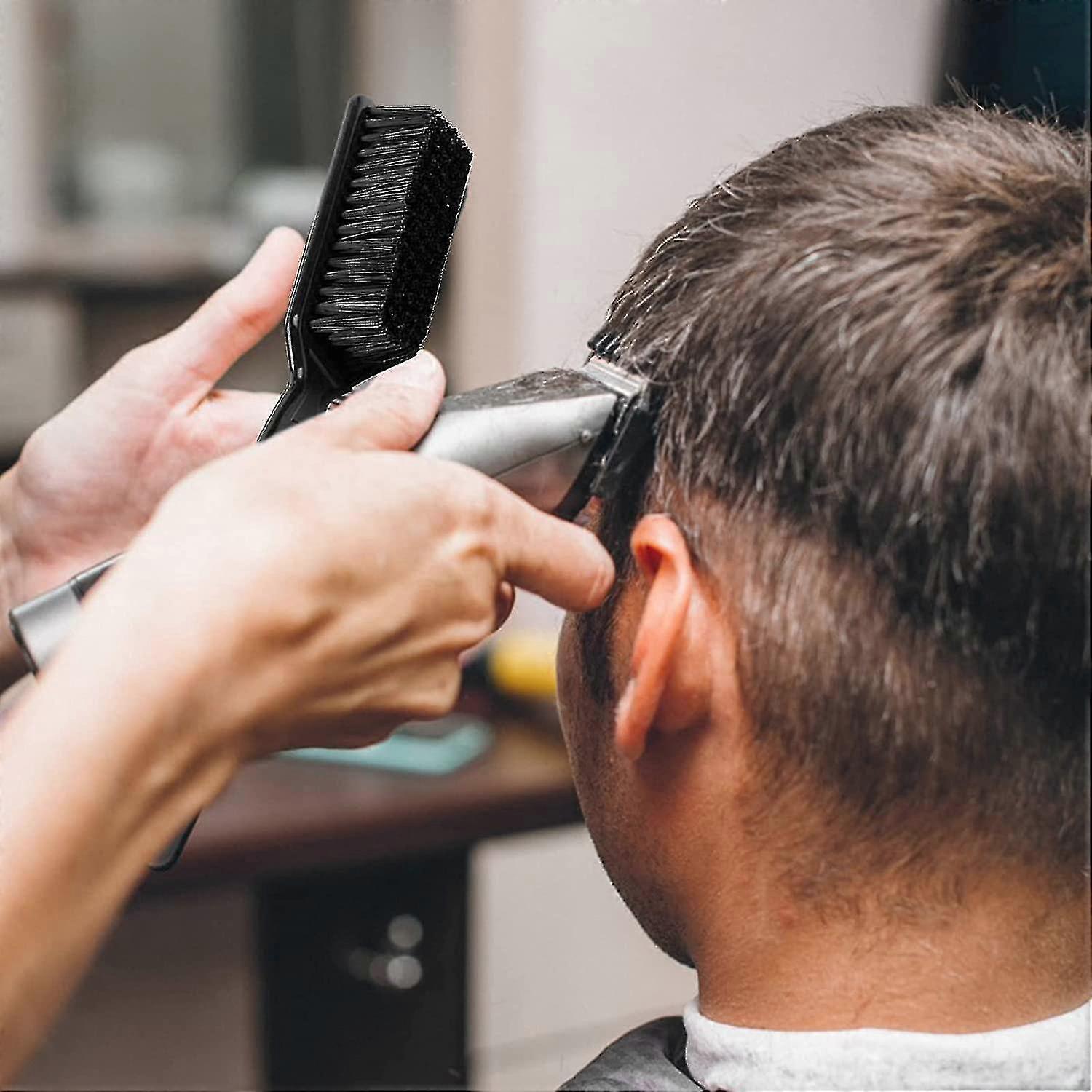 Barber Fade Brush, Clipper Blade Cleaning Nylon Brush - Image 4