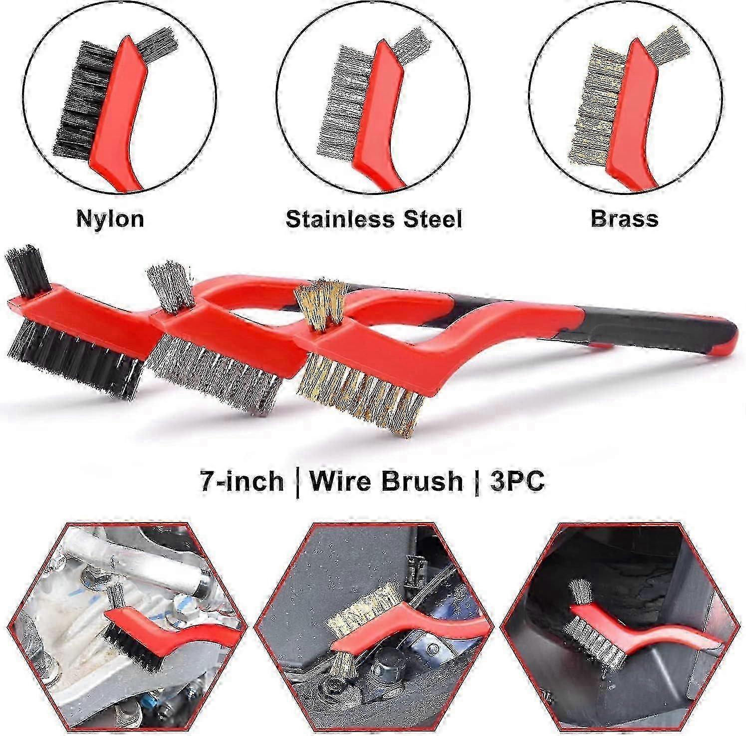 18pcs Car Cleaning Brush Kit, Auto Detailing & Drill Brushes - Image 4