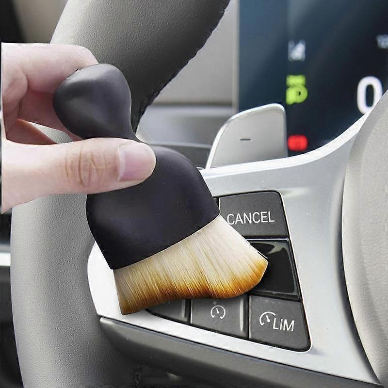 Interior Car Cleaning Brush for AC Vents, Dashboard & Makeup Use - Image 3