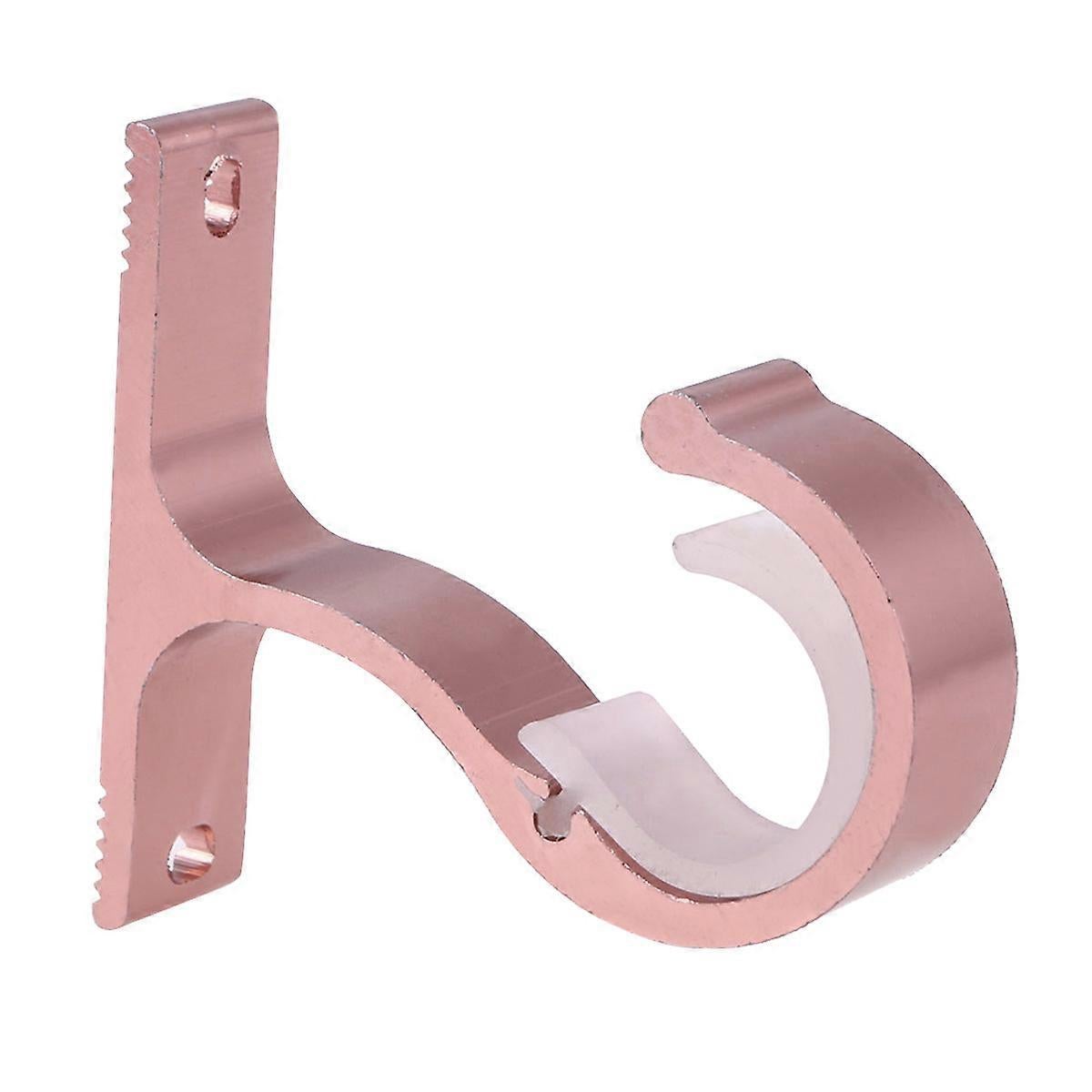 2pcs Ceiling Curtain Rod Brackets, Double Rod Holders & Hooks - Image 1